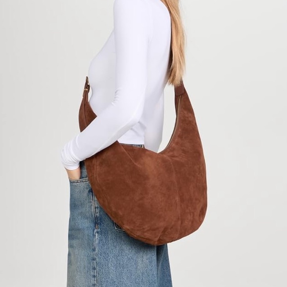 Madewell Suede Essentials Hobo Bag